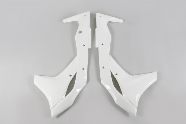 Radiator Covers white for Kawasaki KX 250 F (2017-20) - KX 250 (2019-20)
